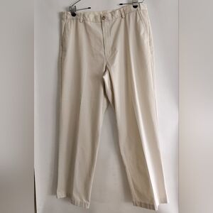 2 PAIRS of LLBEAN Men's 100% Cotton Comfort Waist Pants Priced for 2 pairs